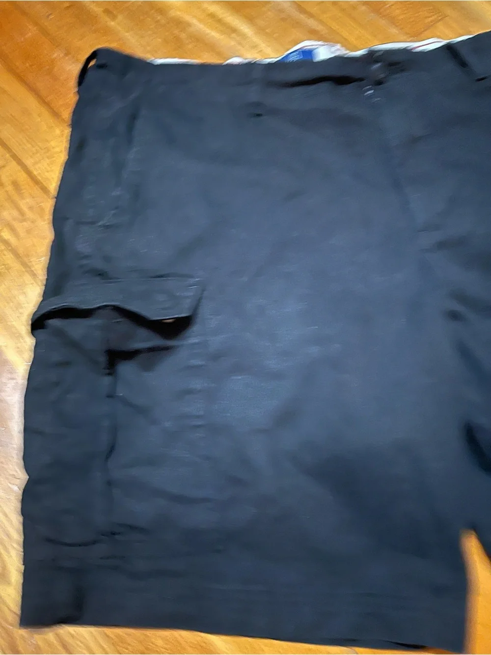 George Black Cargo Shorts with Utility Pockets